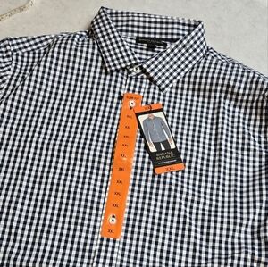 NWT Men's Banana Republic Gingham Dress Shirt Slim Fit